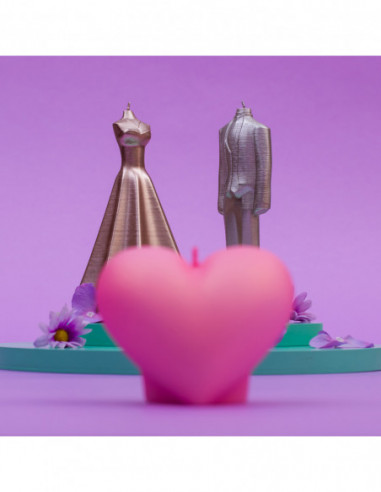 Świeca ślubna Groom Black Metallic