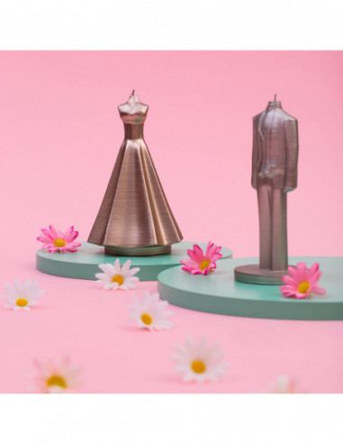 Świeca ślubna Groom Rose Gold