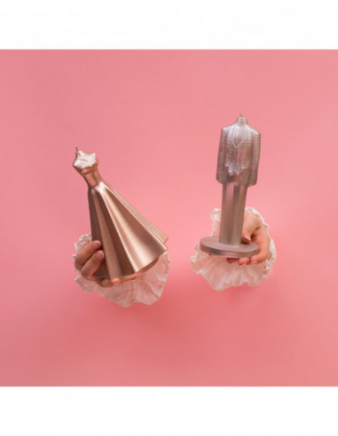 Świeca ślubna Groom Rose Gold