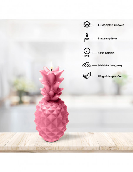Świeca Pineapple Pink Big