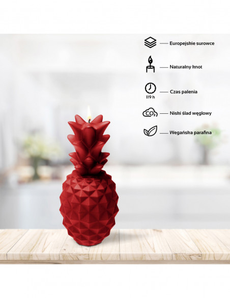 Świeca Pineapple Red Big