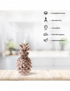 Świeca Pineapple Rose Gold