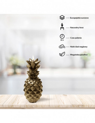 Świeca Pineapple Brass