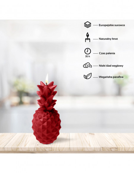 Świeca Pineapple Red