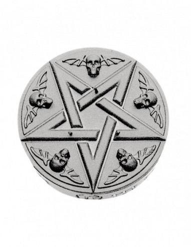 Świeca Pentagram Silver