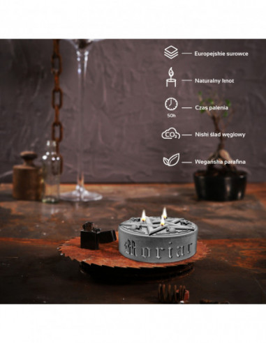 Świeca Pentagram Steel