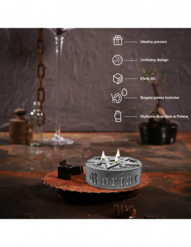 Świeca Pentagram Steel