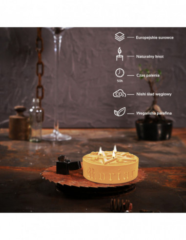 Świeca Pentagram Yellow