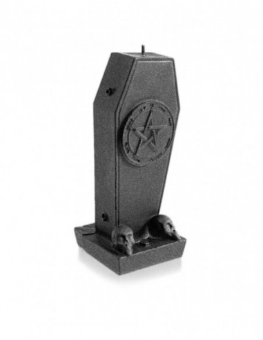 Świeca Coffin with Pentagram Black...