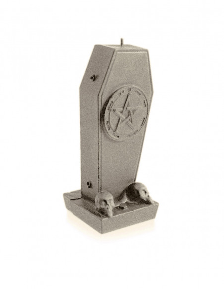 Świeca Coffin with Pentagram Brass