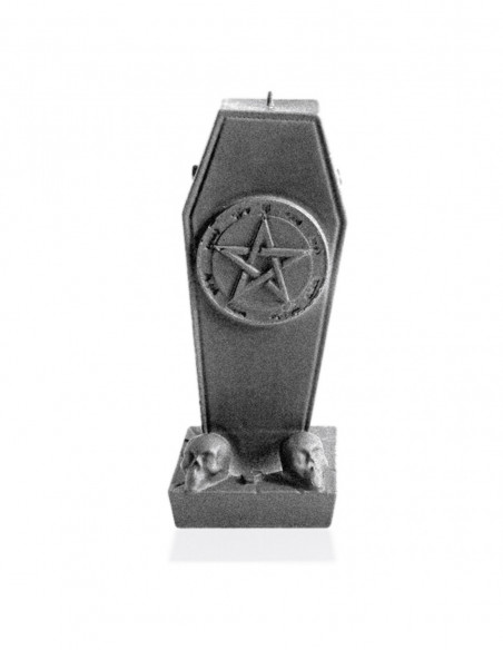 Świeca Coffin with Pentagram Steel