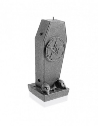 Świeca Coffin with Pentagram Steel