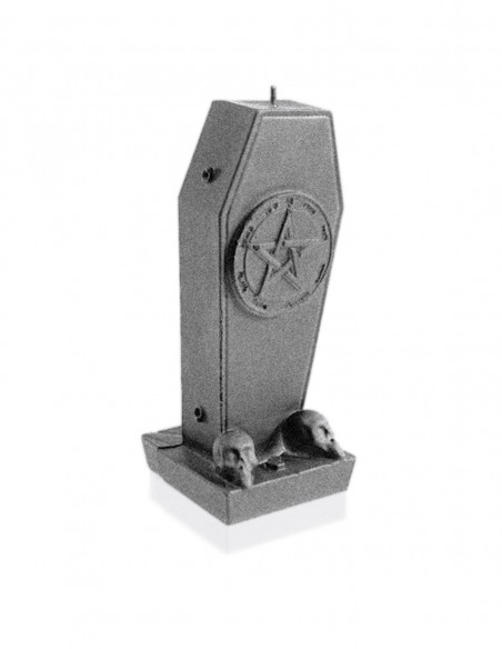 Świeca Coffin with Pentagram Steel