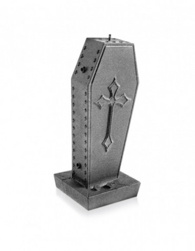 Świeca Coffin with Cross Steel