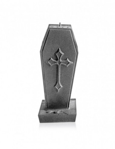 Świeca Coffin with Cross Steel