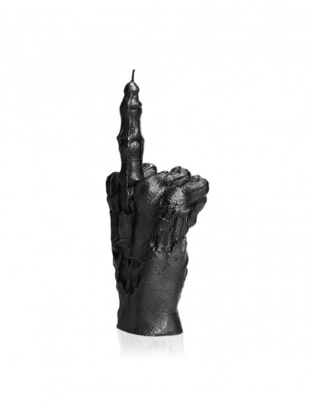 Świeca Zombie Hand FCK Black Metallic