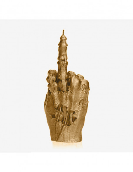 Świeca Zombie Hand FCK Classic Gold