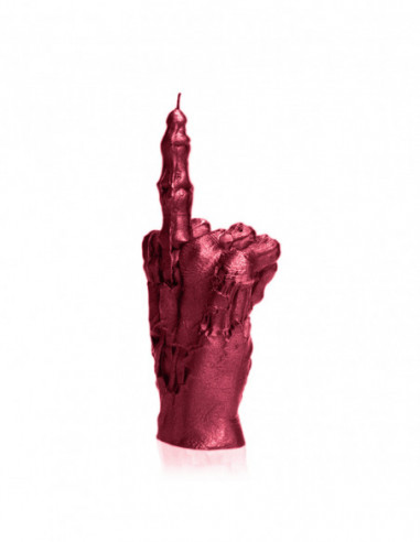 Świeca Zombie Hand FCK Red Metallic