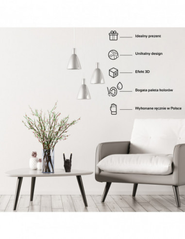 Świeca Zombie Hand RCK Black Matt