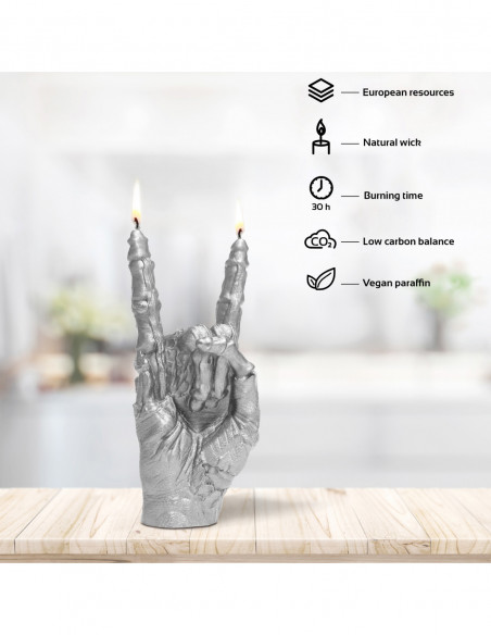 Świeca Zombie Hand RCK Silver
