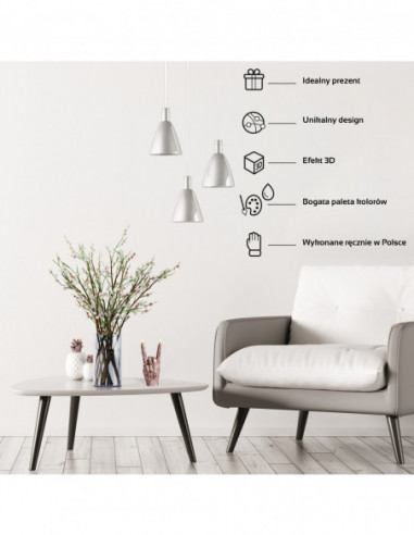 Świeca Zombie Hand RCK Rose Gold