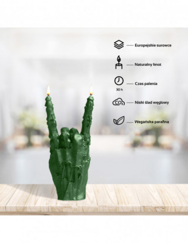 Świeca Zombie Hand RCK Dark Green