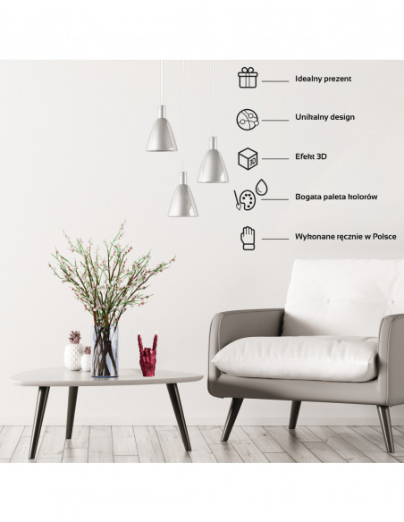 Świeca Zombie Hand RCK Red Metallic