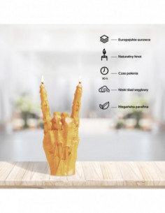 Świeca Zombie Hand RCK Yellow
