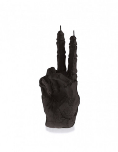 Świeca Zombie Hand PEACE Black Matt