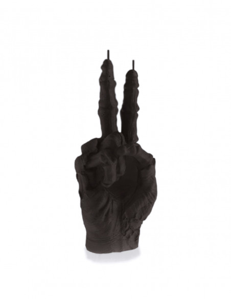 Świeca Zombie Hand PEACE Black Matt