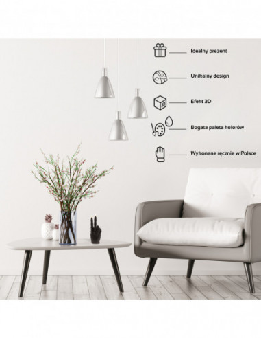 Świeca Zombie Hand PEACE Black Matt