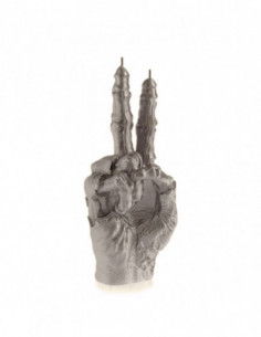 Świeca Zombie Hand PEACE Brass