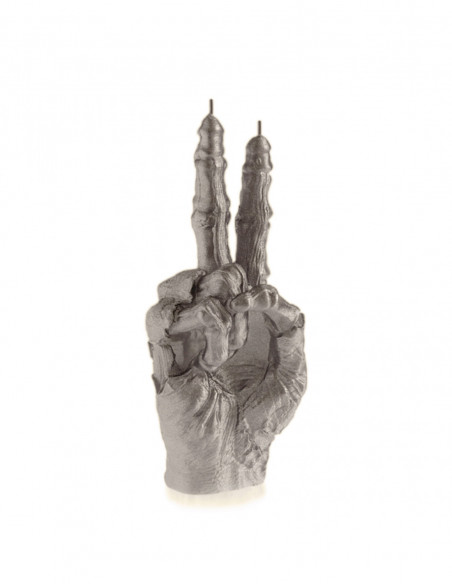 Świeca Zombie Hand PEACE Brass