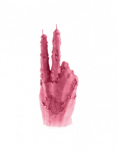 Świeca Zombie Hand Peace Pink