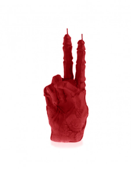 Świeca Zombie Hand Peace Red
