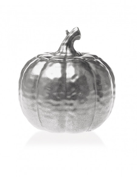 Świeca Halloween Dynia - Pumpkin Silver