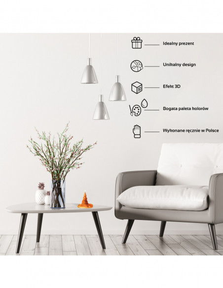 Świeca Halloween Hat Orange