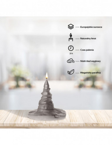 Świeca Halloween Hat Brass