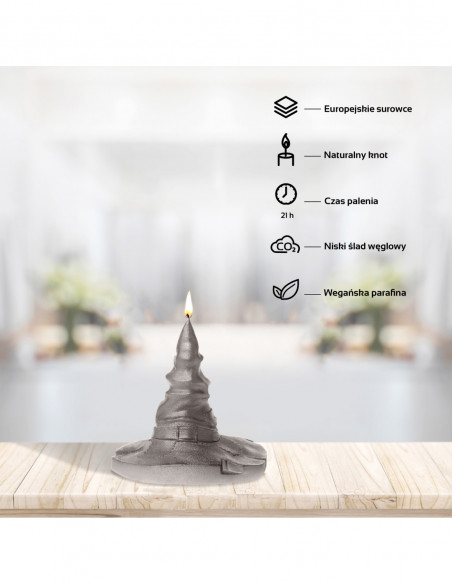 Świeca Halloween Hat Brass