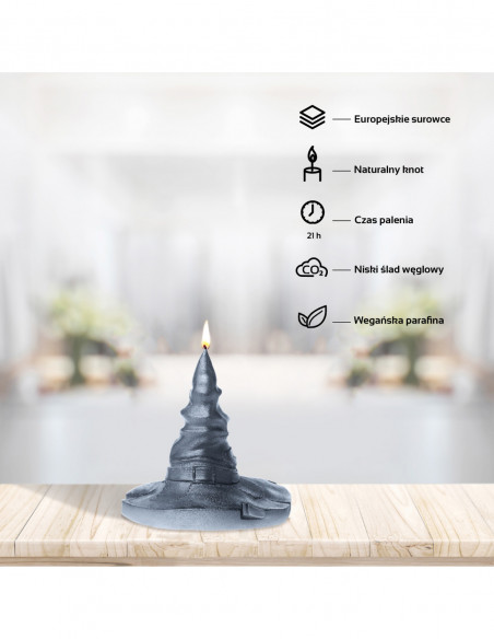 Świeca Halloween Hat Steel