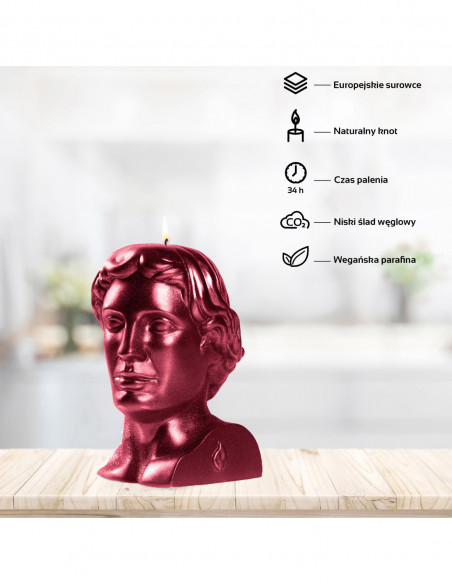 Świeca Hermes Red Metallic