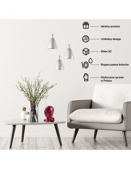 Świeca Hermes Red Metallic