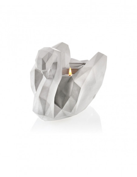 Świecznik Swan Low-Poly Unpainted