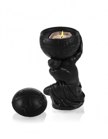 Świecznik Atlas Black Matt Poli