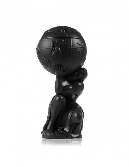 Świecznik Atlas Black Matt Poli