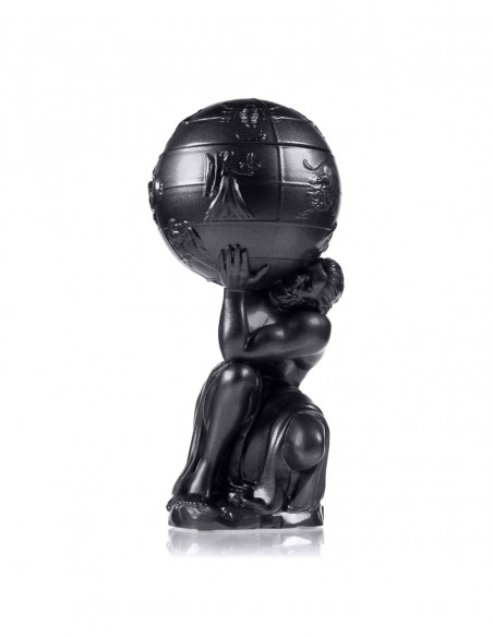 Świecznik Atlas Black Metallic Poli