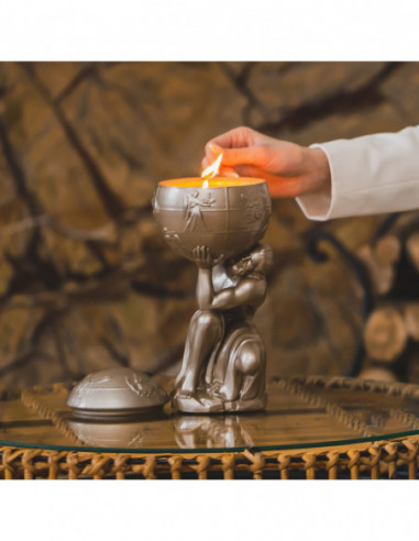 Świecznik Atlas Black Metallic Poli