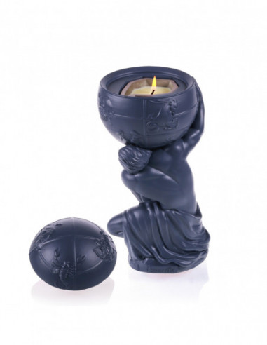 Świecznik Atlas Midnight Gray Poli