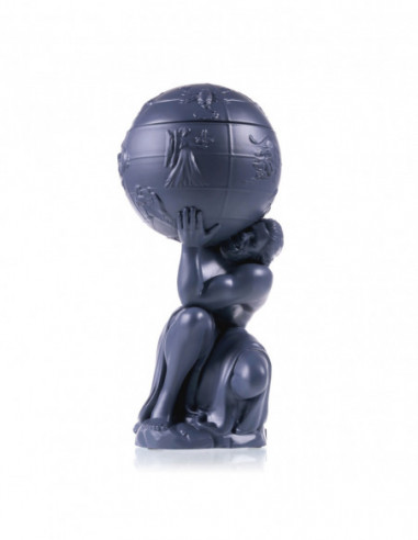 Świecznik Atlas Midnight Gray Poli