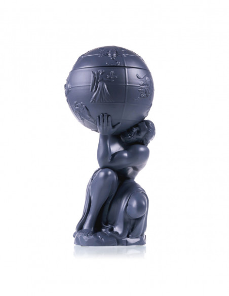 Świecznik Atlas Midnight Gray Poli